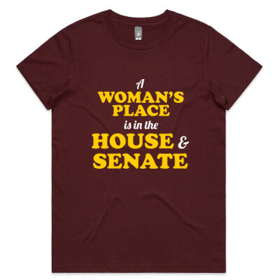 A Woman's Place is in the House and Senate - Women's fit Thumbnail