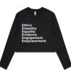 AS Colour Long Sleeve Crop Thumbnail