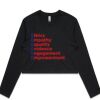 AS Colour Long Sleeve Crop Thumbnail