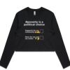 AS Colour Long Sleeve Crop Thumbnail