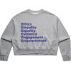 AS Colour Womens Oversized Crew Thumbnail