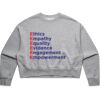AS Colour Womens Oversized Crew Thumbnail